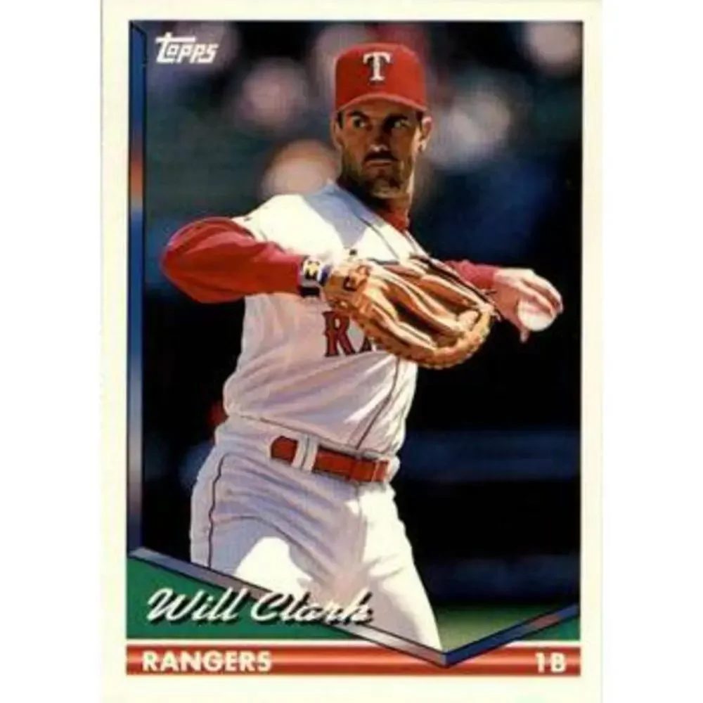1994 Topps Traded Will Clark 115T Texas Rangers